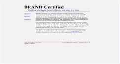 Desktop Screenshot of brandcertified.com