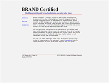 Tablet Screenshot of brandcertified.com